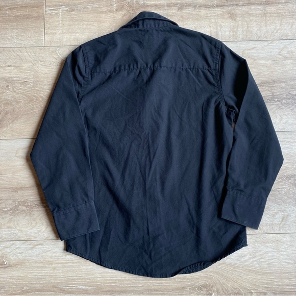 Newberry dress shirt black button down long sleeve special occasion - Picture 2 of 8